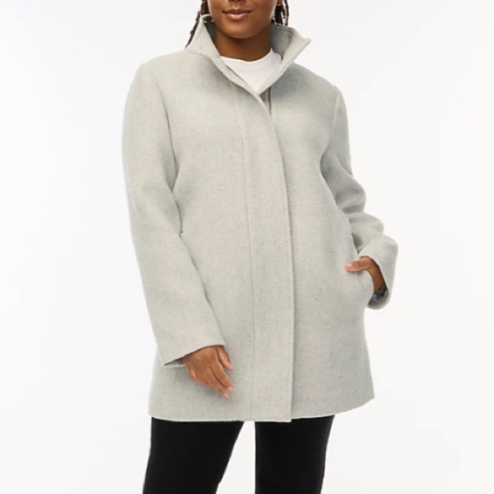 J Crew City Coat in Forest Green